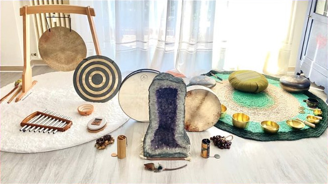 Musicoterapia con bagni vibrazionali